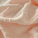 Luxury Thickened Carved Velvet Lace Ruffles Princess Bedding Set Queen King Size Plush Duvet Cover Bed Sheet Pillowcase