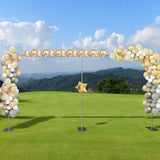 10ft x 20ft Telescopic Backdrop Stand, Heavy-Duty Photo Background Support System, Wedding Arch Frame for Photo Studio, Events