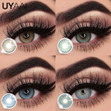Colored Contact Lens NEW Twilight Series Cosmetics Natual Black Lens Woman Makeup Green Pupils Beauty Blue Contacts Lenses