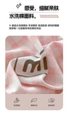 Korea Style Bedding Set Purple Heart Washed Cotton Soft Duvet Cover Skin-friendly Quilt Cover Bed Sheet Pillowcase Home Textiles