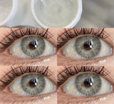 1 Pair New Contact Lenses for Eyes Fashion Blue Colored Eye Contacts Natural Brown Lenses Gray Pupils Yearly Lens