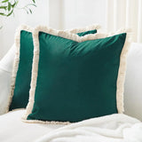 45x45CM Chenille Fresh Throw Pillow Cover Soft Comfortable Stamping Waist Cushion Cover Decor Home Decorative Pillowcase
