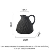 Art Black Spotted Ceramic Vase Flower Pots Decorative Arrangement Desk Decoration Ornaments Crafts Floral Vases