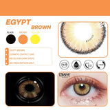 Egypt Color Lens 1 Pair Color Contact Lenses Contact Color Lens Eyes with Contact Case