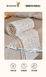 A-Class Double-Layer Soy Fiber Summer Quilt Air Conditioning Single Person Cool Thin Quilt Breathable for Student Home Textiles