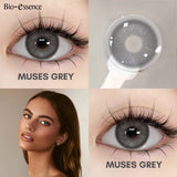 Contact Lenses Natural Look Beauty Pupils Brown Eye Contacts Cosmetic Grey/Blue Lenses for Daily Party