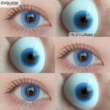 2pcs/pair New Cosplay Contact Lenses for Eyes Makeup Pupils Cosmetics Blue Eye Color Lenses for Myopia Lens 14.2/14.5mm