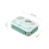 1300ML Cartoon Pattern Lunch Box for Kids Microwave Oven Bento Boxes Food Container with Dinnerware Sandwich Snack Fruit box