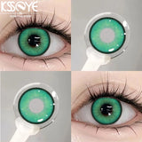 2 Pcs Hot Sale Colored Contact Lens Nature Brown with Myopia Degree Grade 0.00- 8.00 Soft Lens Fast Shipping