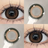2Pcs Natural Korea Contacts Lenses Myopia Prescription Color Cosmetic Circle Beauty Pupil Makeup Lens New Fast Shipping
