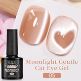 7.5ml Golden Gradient Cat Eye Nail Polish Gel Phototherapeutic Gel Soak Off Nail Magnetic Gel Polish Nail Art DlY