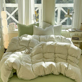 New Stripe Series Quilt Cover Skin Friendly 4-piece Bedding Set Pillow Case with Bed Sheet Four General 150x200 200x230