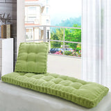 Oversized Thickened Long Bench Cushion Pad Chair Seat Cushion Decorative Pillow For Garden Lounger/Bay Window Pad Green