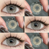 1pair New Color Contact Lenses for Eyes Natural Blue Eye Lenses Purple Lenses Gray Eye Contacts Brown Eye Lens Yearly