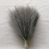 10pc 14in Pampas Grass Artificial Flowers Faux Reed Feather Fake Flower DIY Accessories Boho Home Room Wedding Floral Decoration