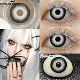 New Vampire Red Lens for Eyes Halloween Colored Contact Lenses Demon Cosplay Wihite Softlens Anime Party Makeup Lenses