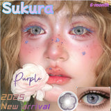 Eye Eyes Color Contacts Colored Contact Lenses Lens Small Pupil Beauty Cosmetics Fashion 14.2mm 2Pcs 6 Months Half Year
