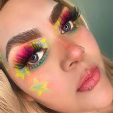Color Contact Lenses 12 Months Disposable Cosmetic Lenses 2Pcs/Pair Soft Lens for Women High Oxygen Permeability