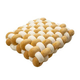 Square Knot Stuffed Cushion Nordic Aesthetic Pillow Decorative Plush Pillow Office Sleeping Floor Windowsill Back Cushion Decor