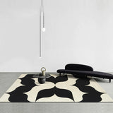 French Retro Bedroom Decor Stripe Carpet Minimalist Carpets for Living Room Home Art Plush Floor Mat Large Area Thickened Rug