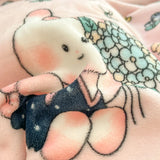 New Style 200-gram Fresh Light Milk Fleece Single Quilt Cover Autumn Winter Printed Cartoon Fleece Warm Student Duvet Cover