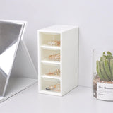 Desk Storage Box for Mini Drawers, Stackable Nine-square Grid Storage Box, Hairpin/sticker/jewelry Accessories Storage Box