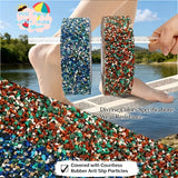 Anti Slip Rubber Tape Matte Particle Anti Slip Tape Waterproof Wear-Resistant Stair Tape: Home Outdoor Multi-Color Non-Slip