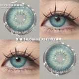 Blue Colored Contact Lenses Cute Eyes Contacts Beauty pupils Korean lenses Eye Enlarge Coloured Contact Lens softlenses