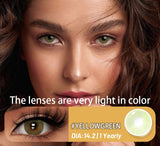 New Natural Color Contact Lenses 2pcs Colorful Makeup Eyes Contact Lens Blue Beauty Pupils Yearly Cosmetic Gray Lenses