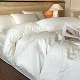 4Pcs Light Luxury Style Pure Cotton Class A Maternal And Infant Grade 160 Counts Long Staple Cotton Bedding Duvet Cover 200x230
