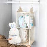 Practical Fabric Hanging Organizers Simple Designs Hanging Storage Bag with Multi Layer For Easy Homes Organization