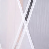 1PC Classic Hollow Pattern Beaded Sheer Short Curtain, Semi-transparent Drape For Living Room Kitchen, Sweet Housewarming Gift