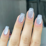 10ml Imperial Green Cat Magnetic Gel Nail Polish Spring Summer Sparkling Glass Bead Soak Off Christmas Decoration