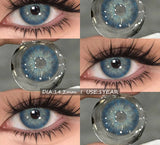 2pcs Natural Color Contact Lenses For Eyes Pattaya Green Lenses Blue Eye Contacts Lens Gray Beauty Pupils Yearly Use