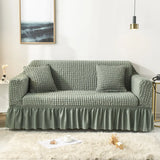 1/2/3/4 flying seat seersucker living room sofa cover elastic sofa cover elastic solid thickness elastic sofa cover