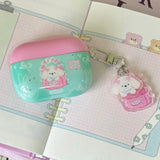 2024 New Korea Popular Cartoon Cute Funny Pink Dog Cover TPU Case For Airpods Pro 2 Airpods 1 2 3 Pro 3nd Wireless Earphone Case