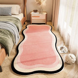 Irregular Bedroom Bedside Rug Soft Non-slip Floor Mat Carpet for Living Room Sofa Coffee Table Plush Bathroom Footmat Tapis