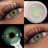 1pair Natural Colored Contact Lenses Brown Eye Lenses Gray Makeup Eyes Pupils Lens Yearly Green Beautiful Pupils Yearly
