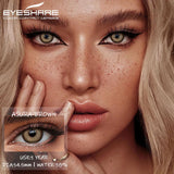 1Pair Color Contact Lenses for Eyes Blue Eye Lenses Natural Gray Pupils for Eyes Green Lenses Yearly Use Eye Contacts