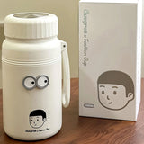 One Liter Large Capacity Water Cup, Portable Outdoor Kettle, Stainless Steel, Rope Design, For Home, Office, Travel, Fitness