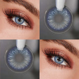 Colored Contact Lenses Brown Soft Beauty Cosmetic Lens 1 Pair Yearly Disposable Natural Eyes Makeup Color Contacts