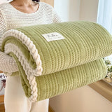 Throw Blanket for Sofa Winter Blanket King Size Home Warm Plaid Comforter Bedspread Bedding Sheet