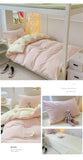 Japan Style Bedding Set Plaid Duvet Cover Set With Sheet Bedroom Decor Skin Friendly King Single Double Bedding Set Home Textile