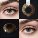 Eye Eyes Color Contacts Colored Contact Lenses Lens Small Pupil Prescription Wholesale Myopia Natural 14.2mm 2Pcs 1 Year