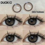 1Pair Color lenses Eyes Brown Rose pupil lenses Cosmetic myopia Large diameter lenses Contact information Fast shipping