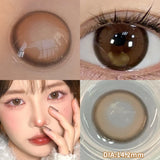 2pcs/Pair Contact Lenses Fast Shipping Big Black Lenses for Eyes Beauty Pupils Comestic Eye Color Lens 14.5mm/14.2mm