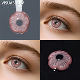 Colored Contact Lenses Small Pupil Half Yearly Disposable 14.2mm Fashion Cosmetics For Eyes Beauty Makeup