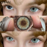 Color Contact Lenses For Eye Brown Lens Green Color Pupils Blue Eyes Contact Makeup Beauty Eye Cosmetics Year