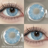 1pair Natural Color Contact Lenses for Eyes Blue Eye Lens Gray Lenses Fashion Korean Beauty Pupils Yearly Makeup Lens