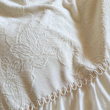 Pink French Princess Style Lace Ruffles Carved Velvet Warm Soft Bedding Set Duvet Cover Flat/Fitted Bed Sheet Pillowcases 4Pcs